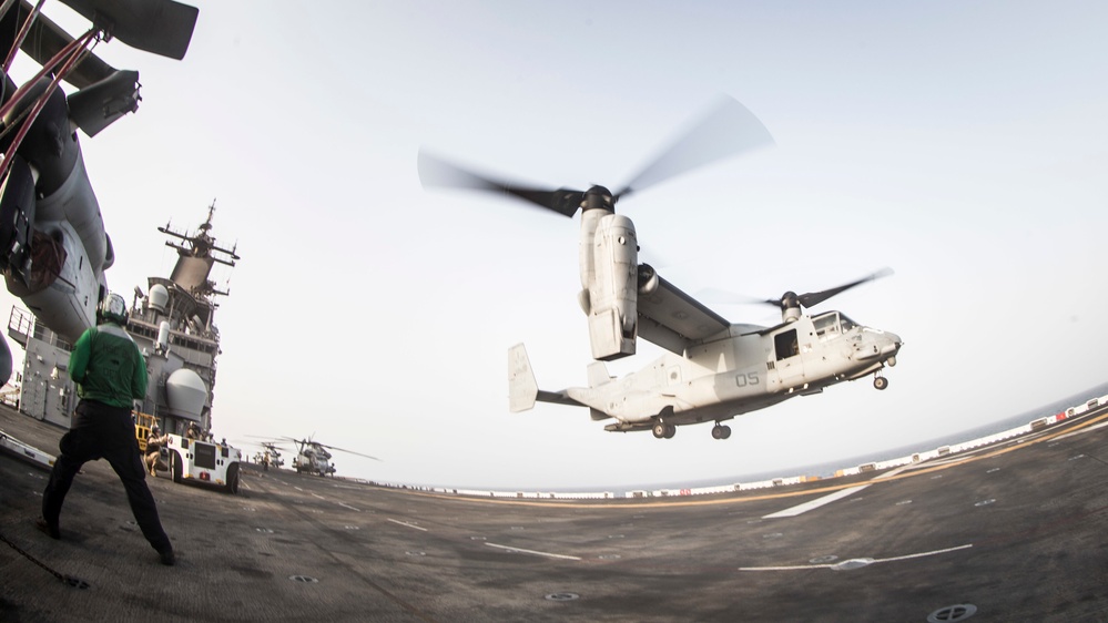 USS Boxer Flight Operations