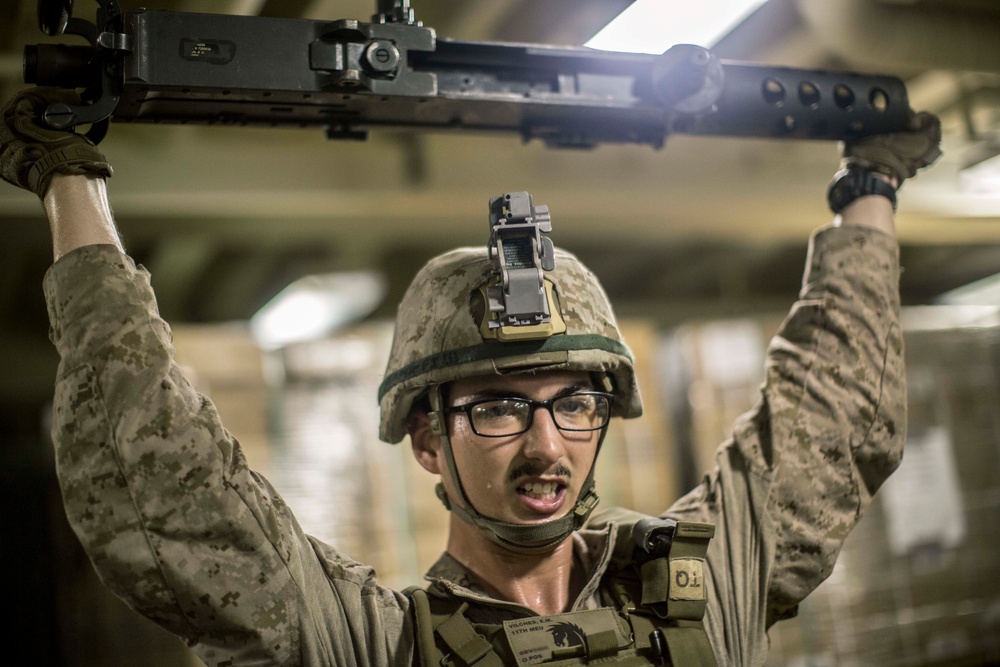 DVIDS - Images - Machine Gun Physical Training aboard USS John P ...