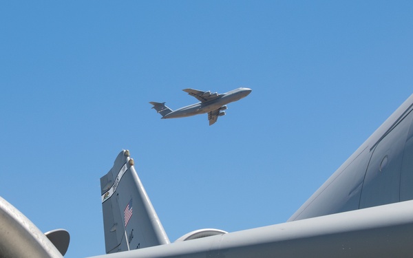 A busy flight line
