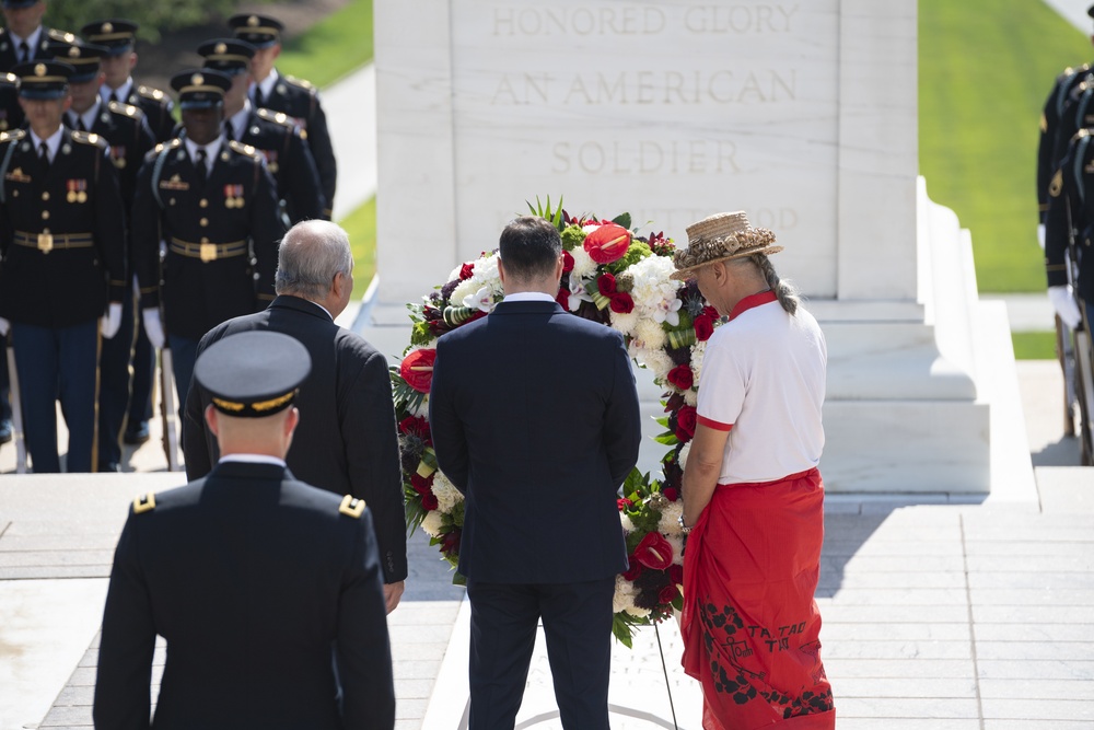 Army Full Honors Wreath Ceremony Commemorating the 75th Anniversary of the Liberation of Guam, the Battle for the Northern Mariana Islands, and the War in the Pacific
