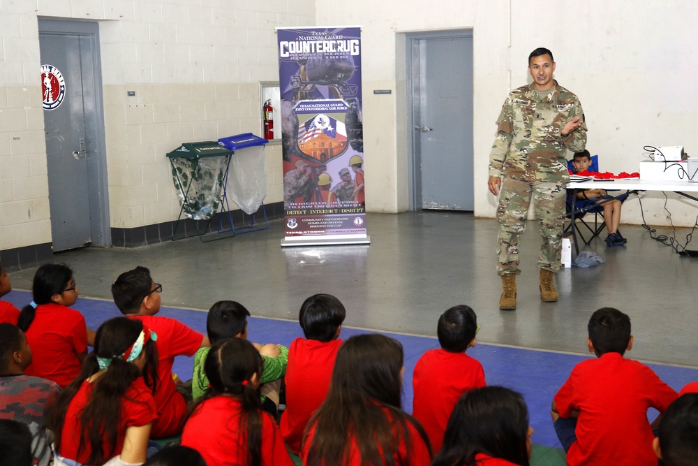 Youth program visits Texas Military Department