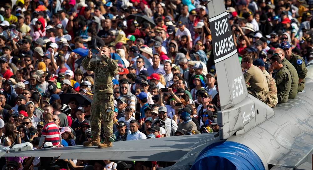 Thunderbirds Soar Over South America