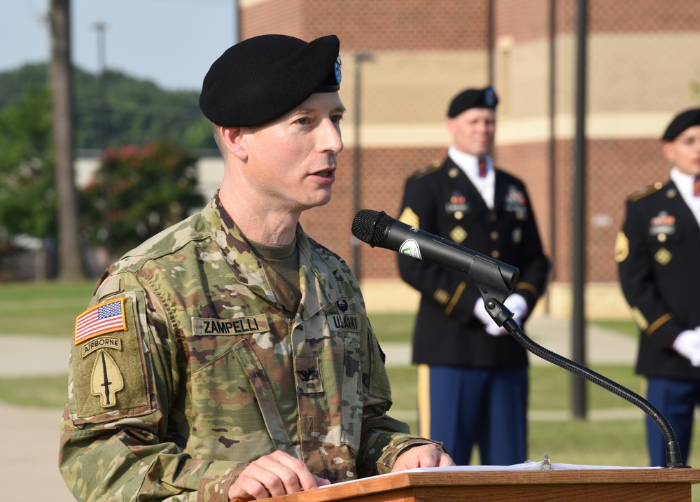 Morgan assumes command of the 128th Aviation Brigade