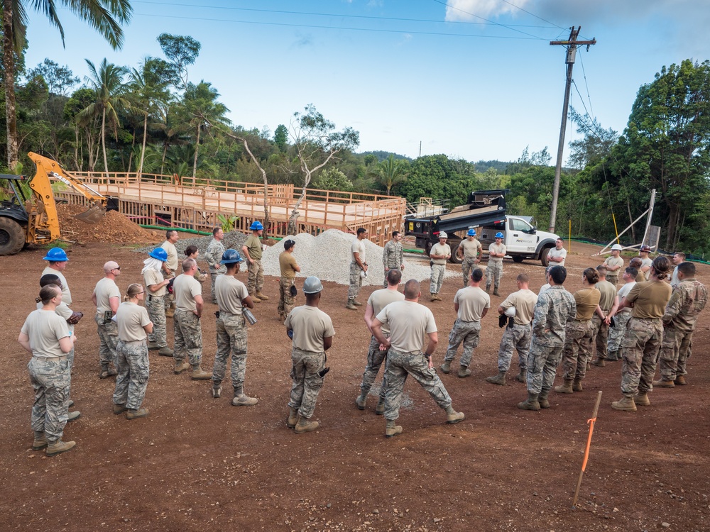 Innovative Readiness Training at Camp Paumalu Girl Scout Camp Hawaii