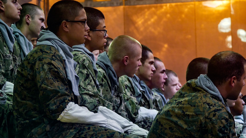 NROTC New Student Indoc - Firefighting