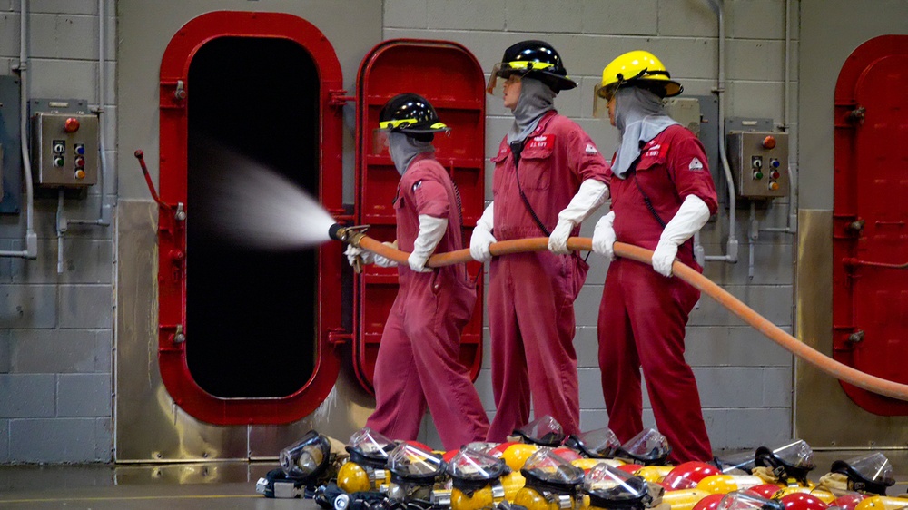 NROTC New Student Indoc - Firefighting