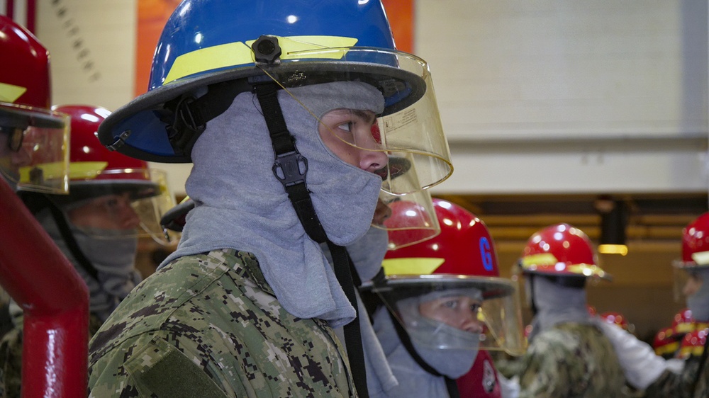 NROTC New Student Indoc - Firefighting