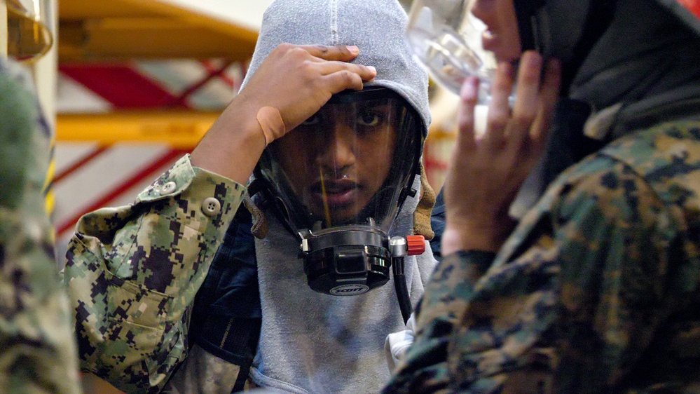 NROTC New Student Indoc - Firefighting