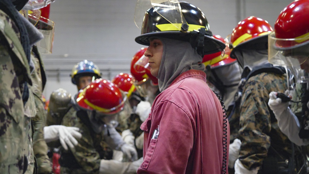 NROTC New Student Indoc - Firefighting