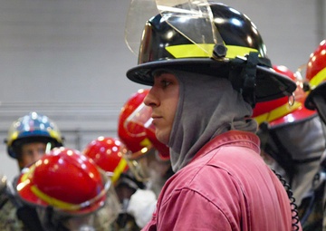 NROTC New Student Indoc - Firefighting