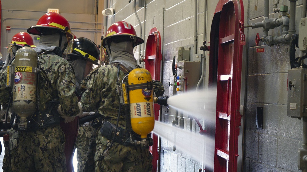 NROTC New Student Indoc - Firefighting