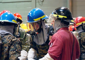 NROTC New Student Indoc - Firefighting