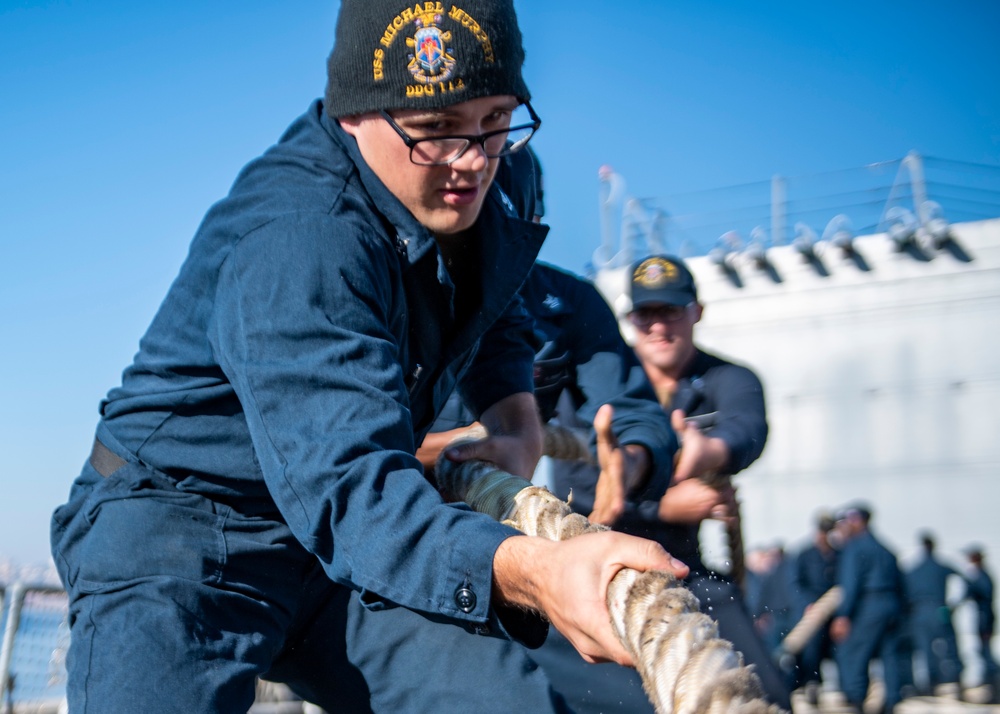USS Michael Murphy Departs Valparaiso, Chile