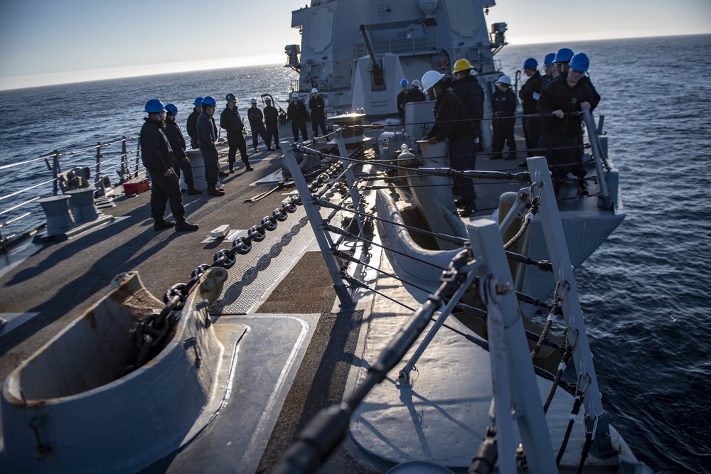 USS Michael Murphy Departs Valparaiso, Chile