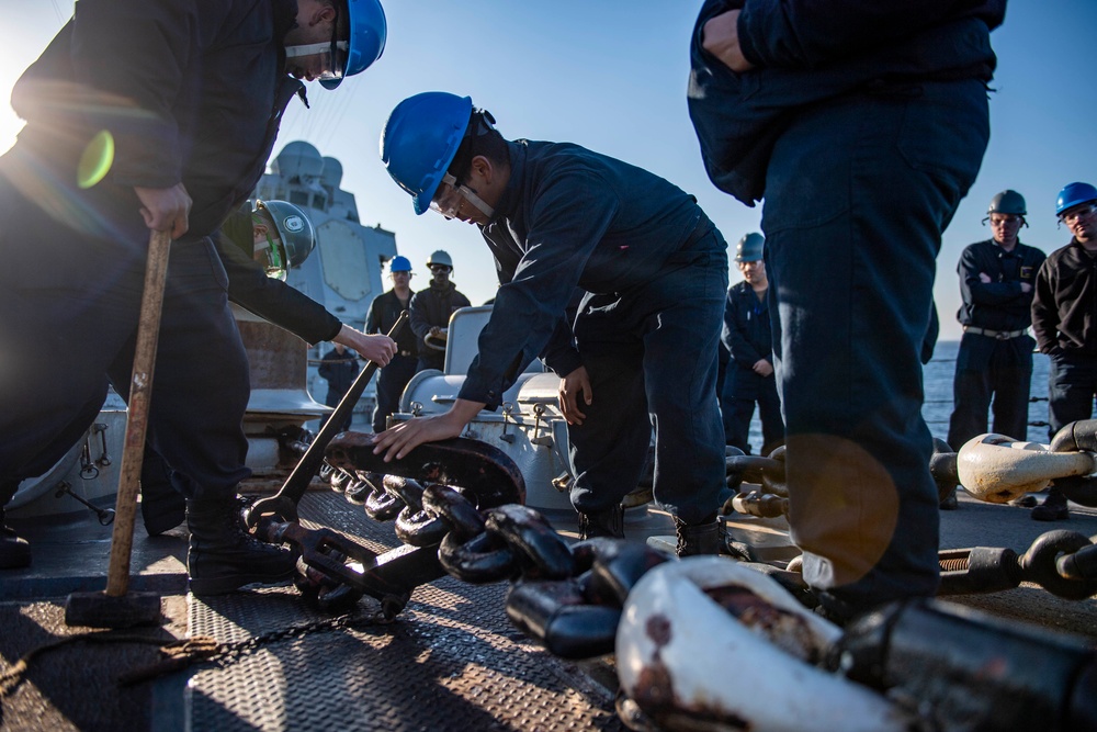 USS Michael Murphy Departs Valparaiso, Chile