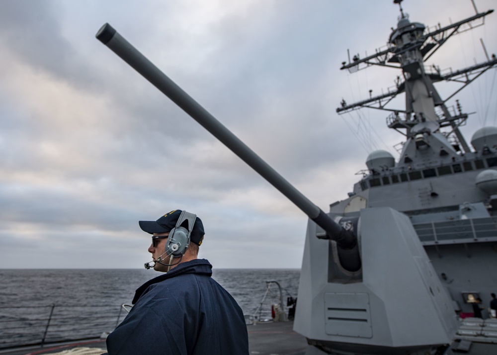 USS Michael Murphy Conducts Maintenance Condition Inspection