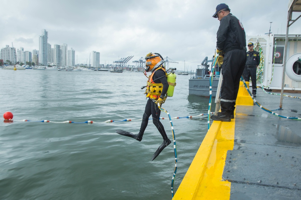 Navy Divers Strengthen Partnerships, On Land and Underwater!