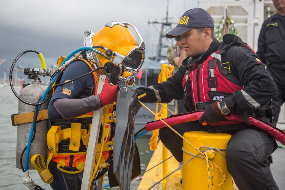 Navy Divers Strengthen Partnerships, On Land and Underwater!