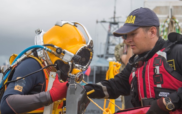 Navy Divers Strengthen Partnerships, On Land and Underwater!