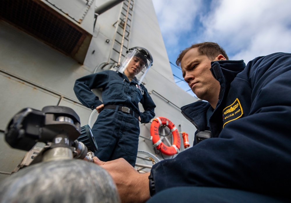 USS Michael Murphy Conducts Maintenance Condition Inspection