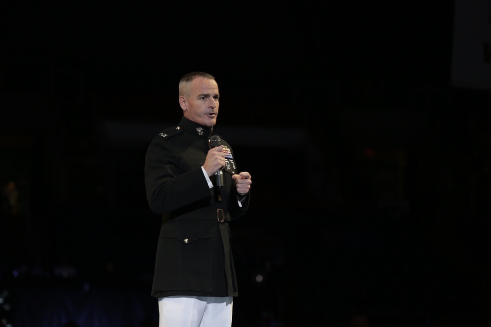 Marines support wrestlers at USMC National Championships