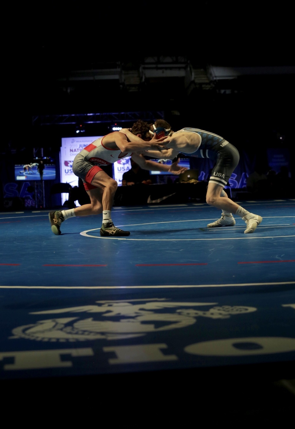 Marines support wrestlers at USMC National Championships