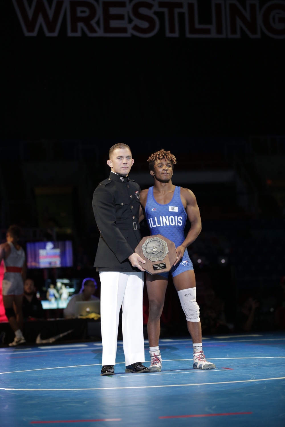 Marines support wrestlers at USMC National Championships