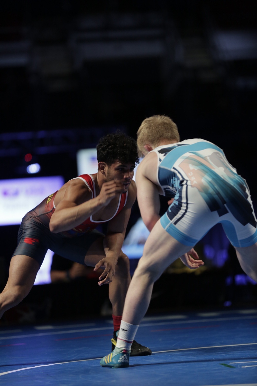 Marines support wrestlers at USMC National Championships