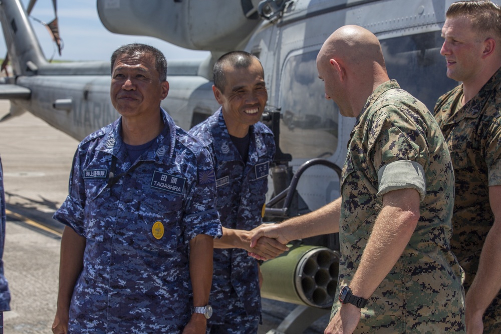 JMSDF Visits MCAS Futenma