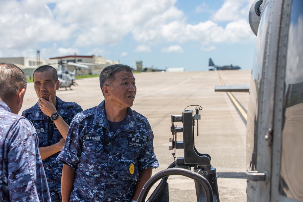 JMSDF Visits MCAS Futenma