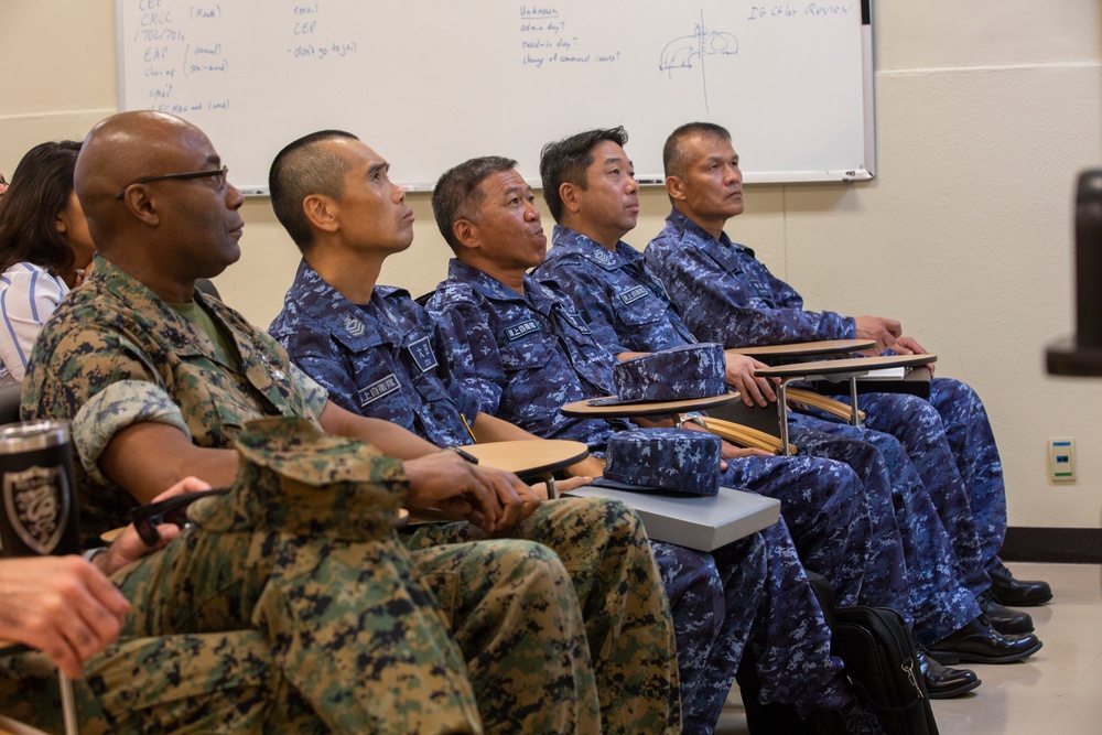 JMSDF Visits MCAS Futenma