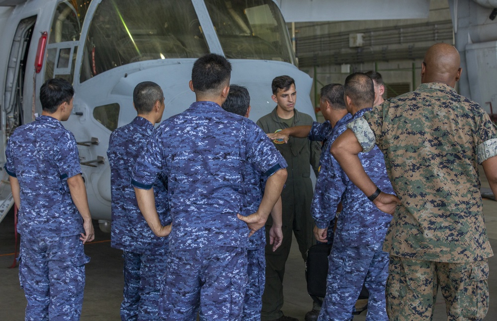 JMSDF Visits MCAS Futenma