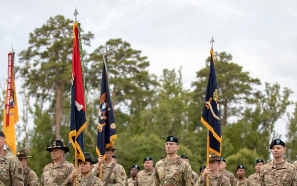Standing ready at the Change of Command