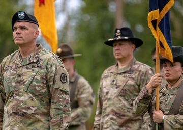 1st Brigade Soldiers represent at the Change of Command