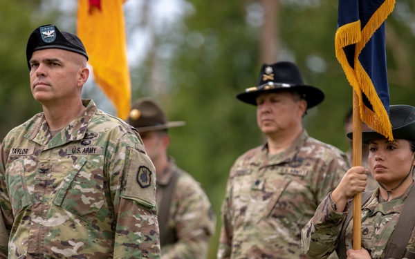 1st Brigade Soldiers represent at the Change of Command