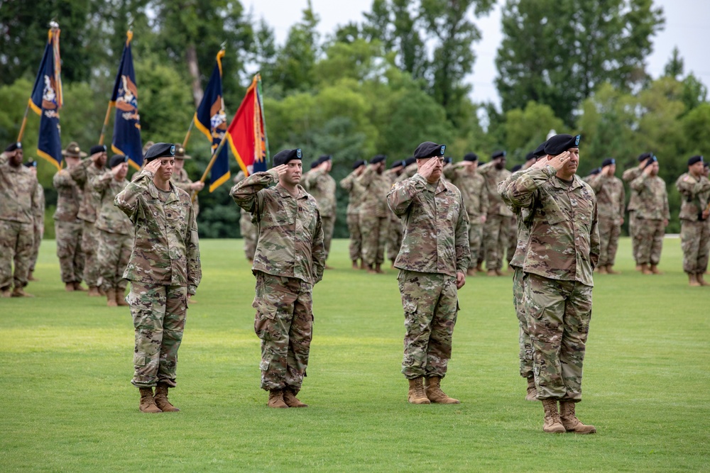 Army Reserve Soldiers at Fort Benning hold Change of Command Ceremony