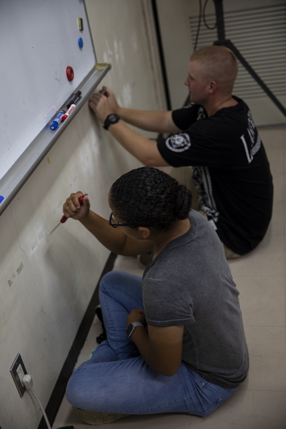 Cleaning up the Schools | CLB-4 Marines assist an AmerAsian School in Okinawa
