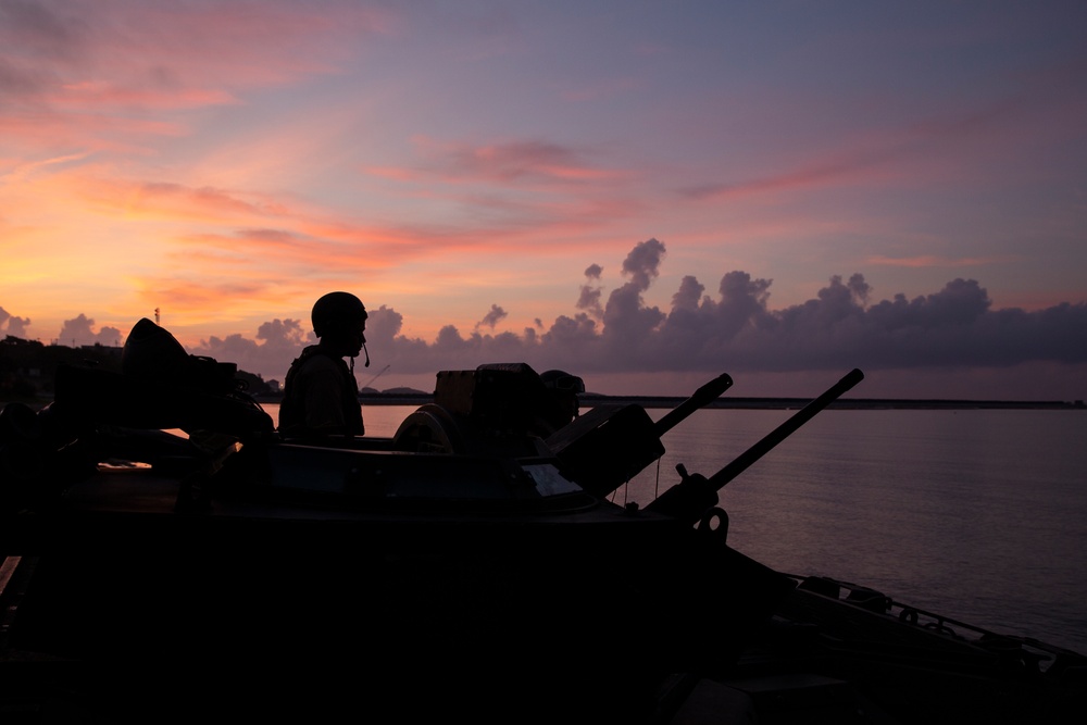 AAV shore to ship training