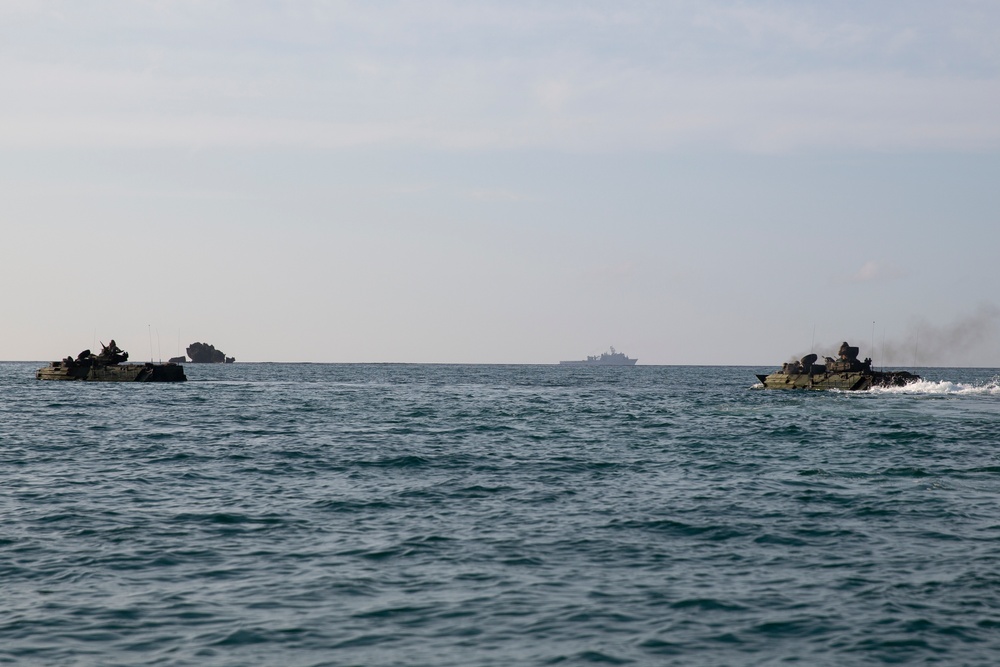 AAV shore to ship training