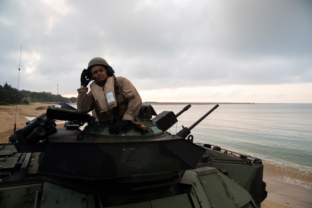 AAV shore to ship training