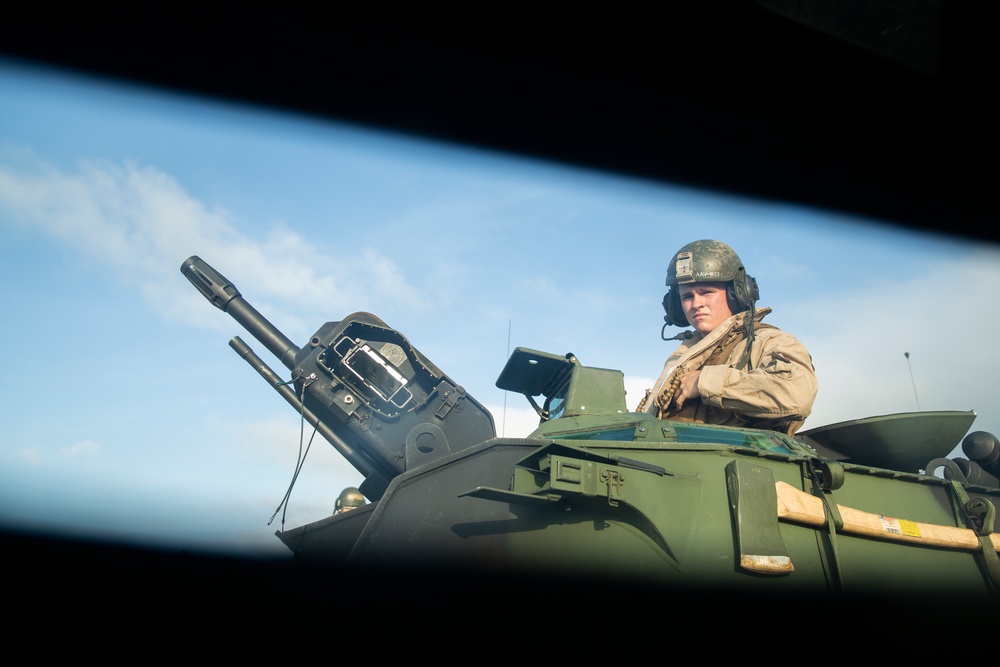AAV shore to ship training