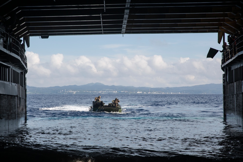 AAV shore to ship training