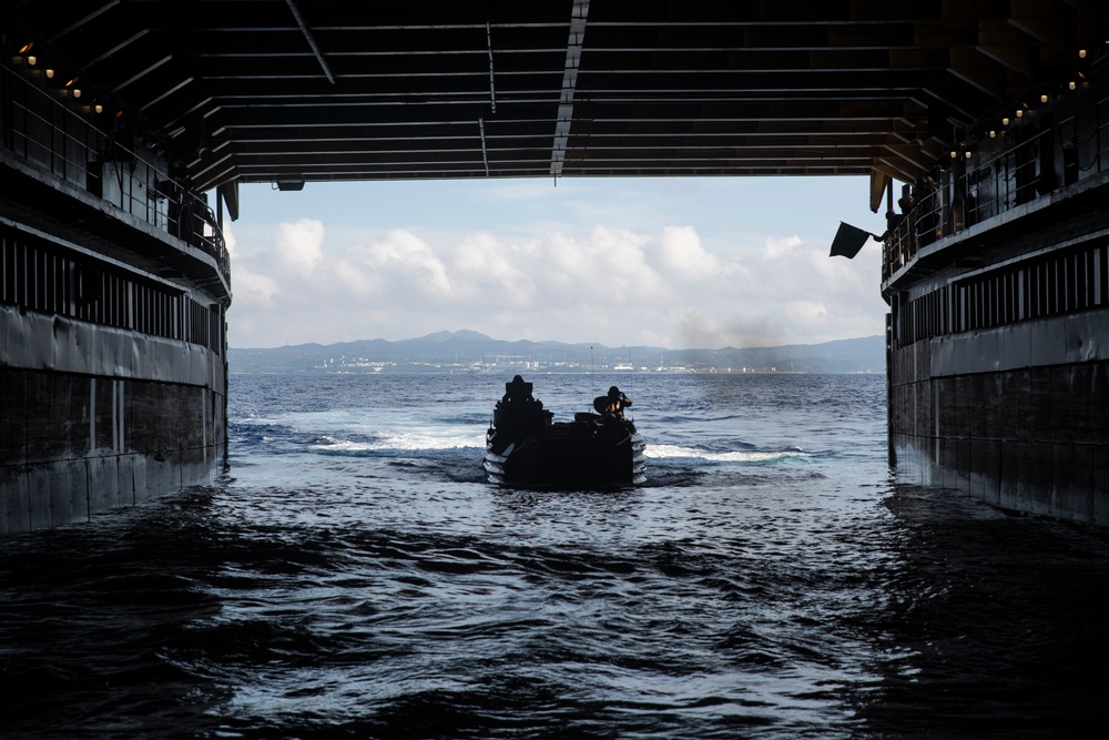 AAV shore to ship training