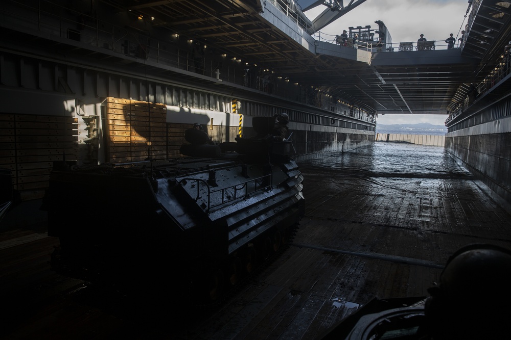 AAV shore to ship training