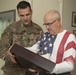 JBSA presents flag to World War II POW, former Schertz mayor