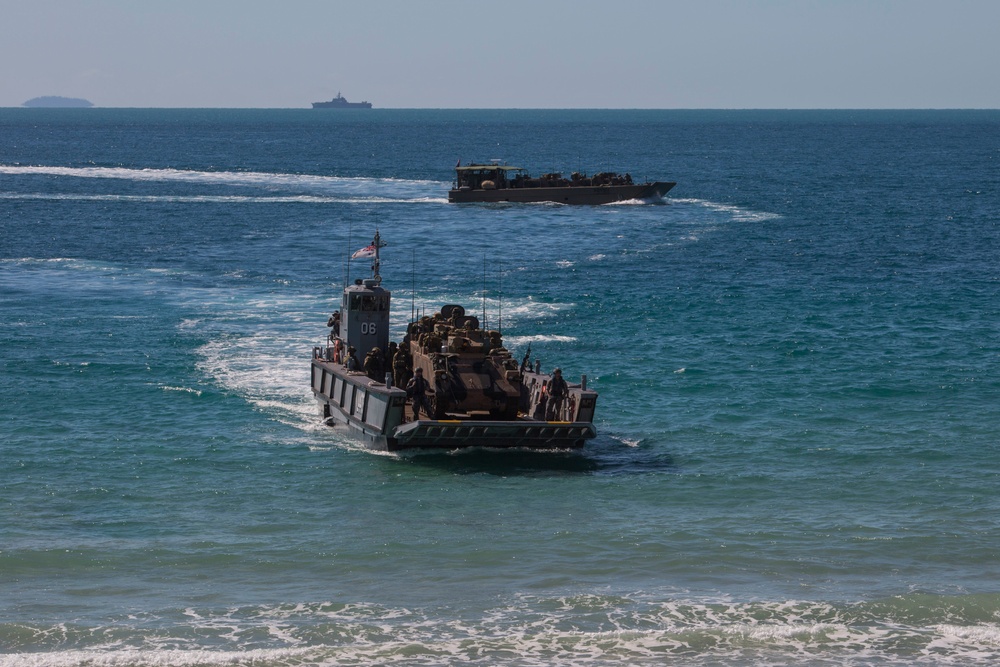 Joint operations simulated beach assault