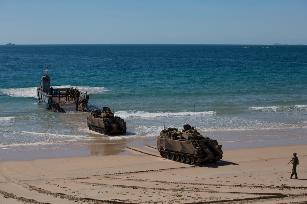 Joint operations simulated beach assault