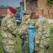 Maj. Gen. Brian J. McKiernan awards a guidon streamer