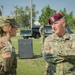 Maj. Gen. Brian J. McKiernan speaks with Capt. Heather Jebb