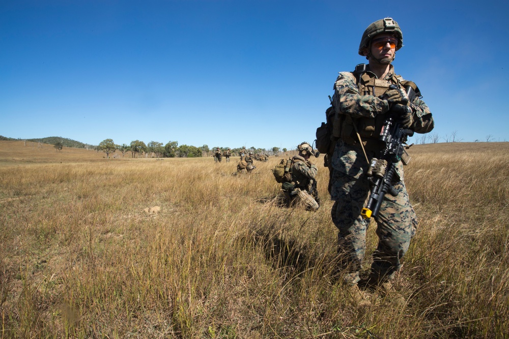 31st MEU weapons company conducts simulated TRAP mission during Talisman Sabre 2019